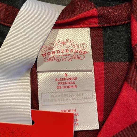 Kids Buffalo Check Pajama Set (Size 4) - Picture 2 of 4